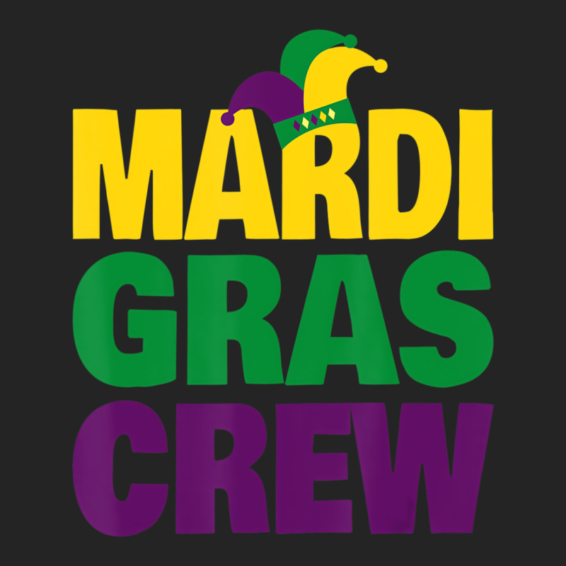 Mardi Gras Crew   Fun Mardi Gras Jester Hat T Shir 3/4 Sleeve Shirt | Artistshot