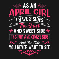 As An April Girl   Girl T Shirt Flannel Shirt | Artistshot