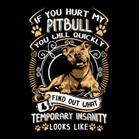 If You Hurt My Pitbull You Will Quickly Dog Pit Bu Men's 3/4 Sleeve Pajama Set | Artistshot