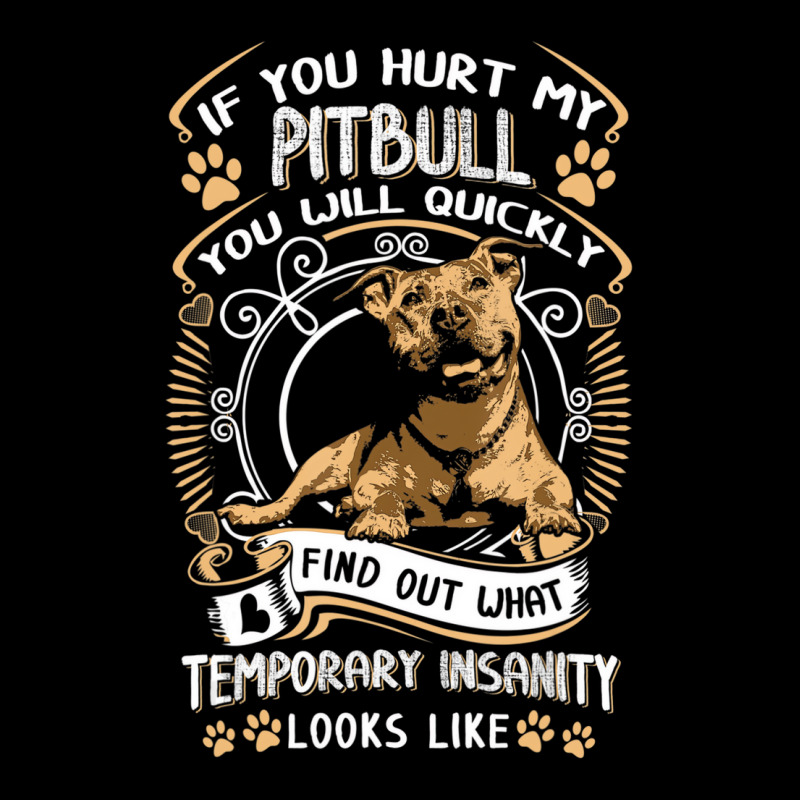 If You Hurt My Pitbull You Will Quickly Dog Pit Bu Men's 3/4 Sleeve Pajama Set by coyagota | Artistshot