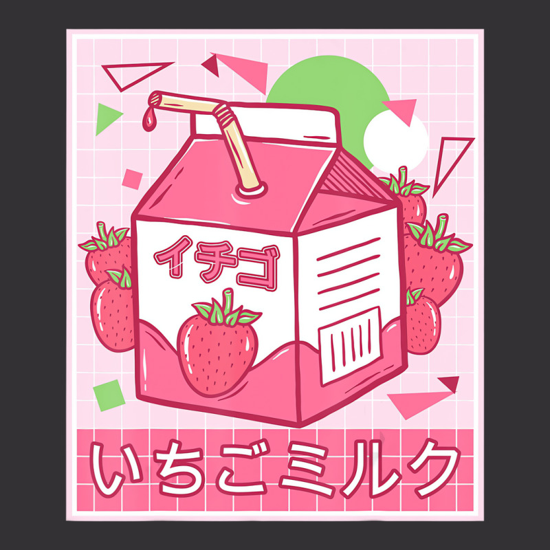 Funny Retro Japanese Kawaii Strawberry Milkshake 9 Vintage Short by voutsro | Artistshot