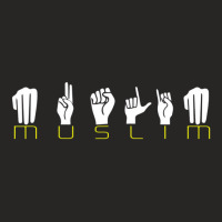 Muslim T Shirt Asl American Sign Language Deaf Shi Ladies Fitted T-shirt | Artistshot