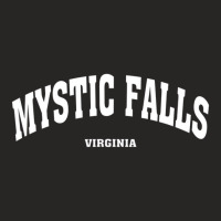 Vintage Mystic Falls Virginia , Mystic Falls Vinta Ladies Fitted T-shirt | Artistshot