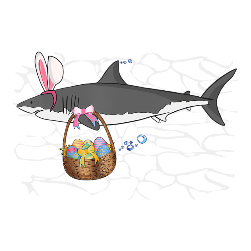 Funny Shark With Easter Basket And Bunny Ears East Baby Tee by voutsro | Artistshot