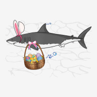 Funny Shark With Easter Basket And Bunny Ears East Baby Bibs | Artistshot