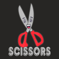 Funny Rock Paper Scissors Shirt Halloween Group Co Ladies Fitted T-shirt | Artistshot