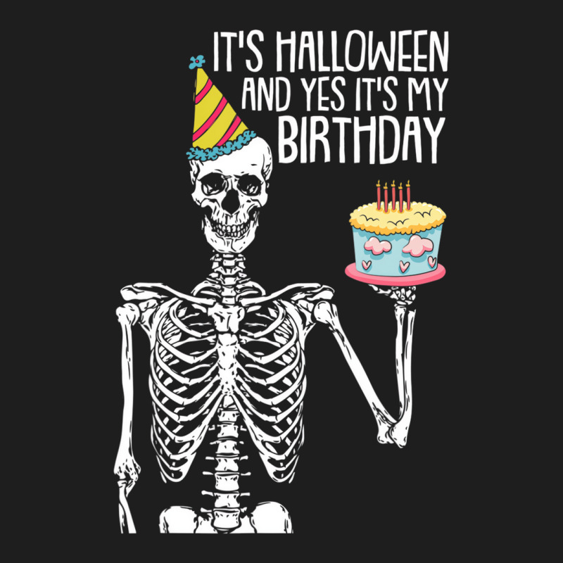 Its Halloween And Yes Its My Birthday Lazy Costume Classic T-shirt | Artistshot