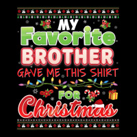 My Favorite Brother Gave Me This Shirt For Christm Men's Long Sleeve Pajama Set | Artistshot