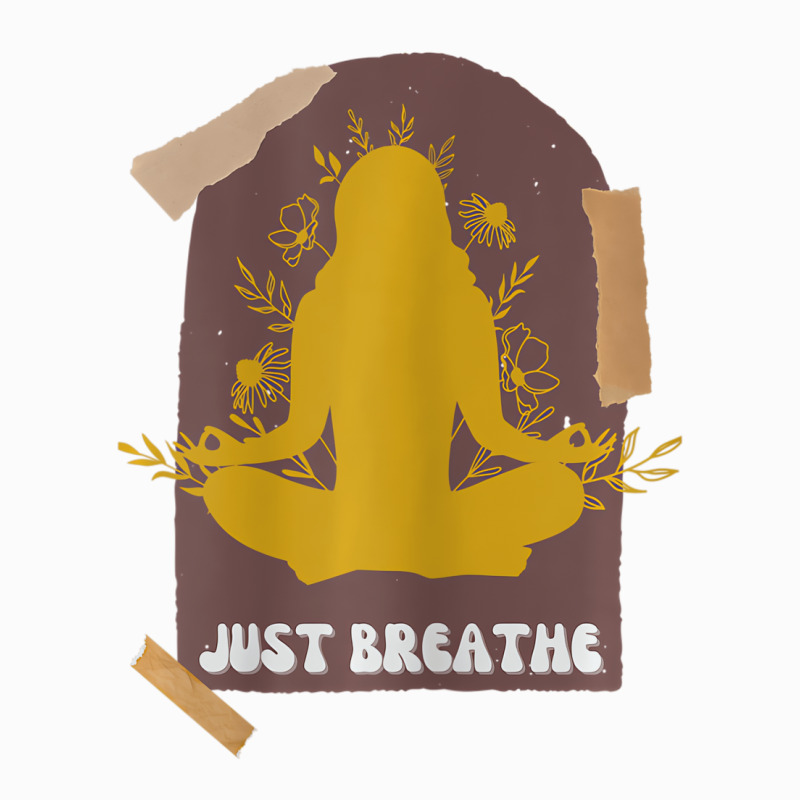 Womens Yoga, Just Breathe, Inspirational Message, Coffee Mug | Artistshot