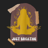 Womens Yoga, Just Breathe, Inspirational Message, Backpack | Artistshot