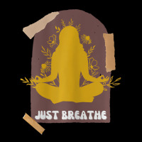 Womens Yoga, Just Breathe, Inspirational Message, Women's V-neck T-shirt | Artistshot