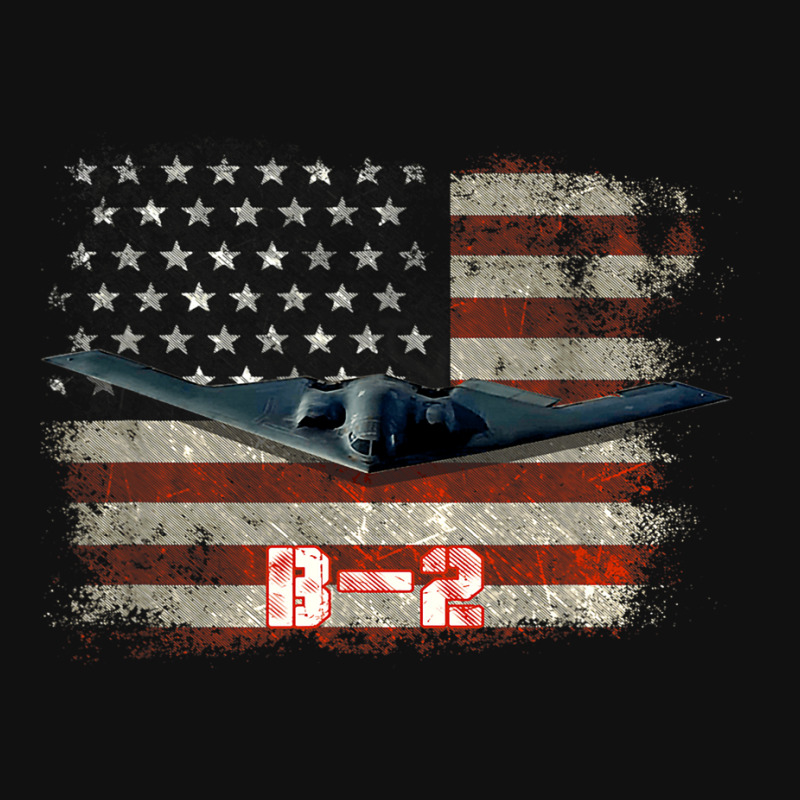 B2 Spirit Stealth Bomber Jet Plane Us Flag Pilot V Graphic T-shirt | Artistshot