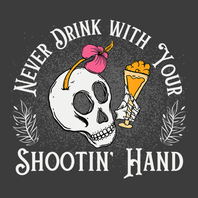 Never Drink With Your Shooting Hand Skeleton Drink Men's Polo Shirt | Artistshot