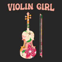 Funny Violin Stringed Musical Instrument   Violin Ladies Fitted T-shirt | Artistshot