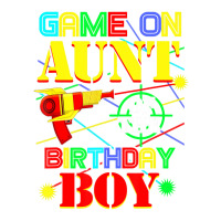 Game On Aunt Of The Birthday Boy Shirt Funny Mommy V-neck Tee | Artistshot