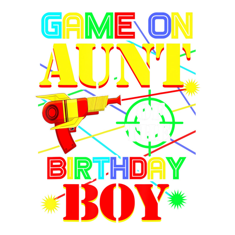 Game On Aunt Of The Birthday Boy Shirt Funny Mommy Unisex Hoodie by voutsro | Artistshot