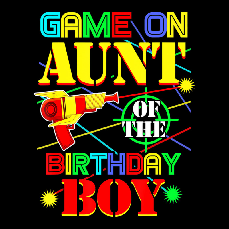 Game On Aunt Of The Birthday Boy Shirt Funny Mommy Fleece Short by voutsro | Artistshot