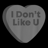 Anti Valentines Day Goth Emo Candy Heart   I Don't Lightweight Hoodie | Artistshot