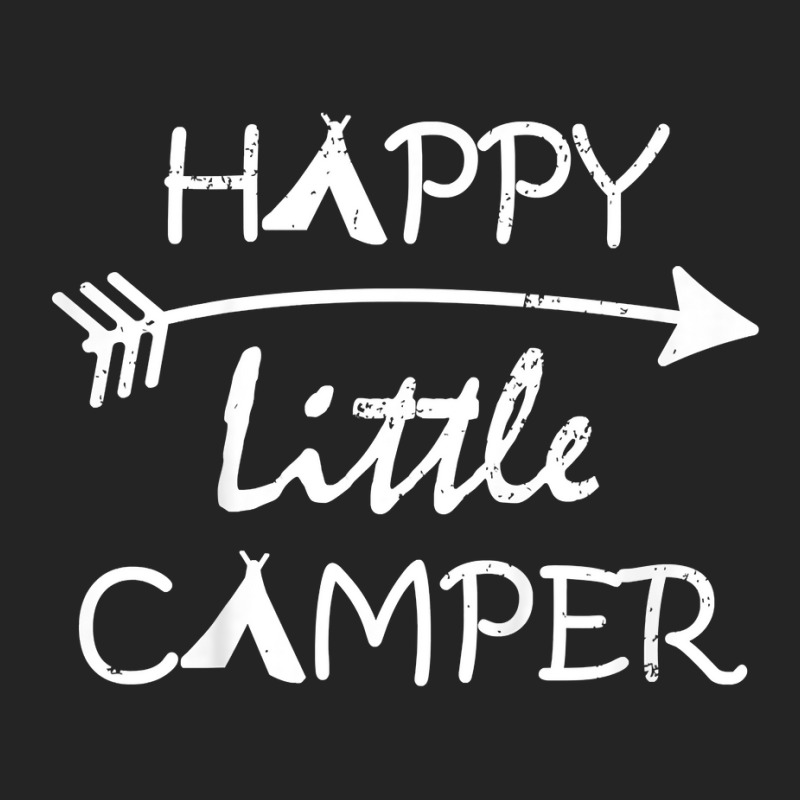 Kids Happy Little Camper T Shirt Camping Gift Shir 3/4 Sleeve Shirt | Artistshot