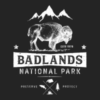 Badlands National Park T Shirt Buffalo Bison South 3/4 Sleeve Shirt | Artistshot