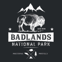 Badlands National Park T Shirt Buffalo Bison South Crewneck Sweatshirt | Artistshot