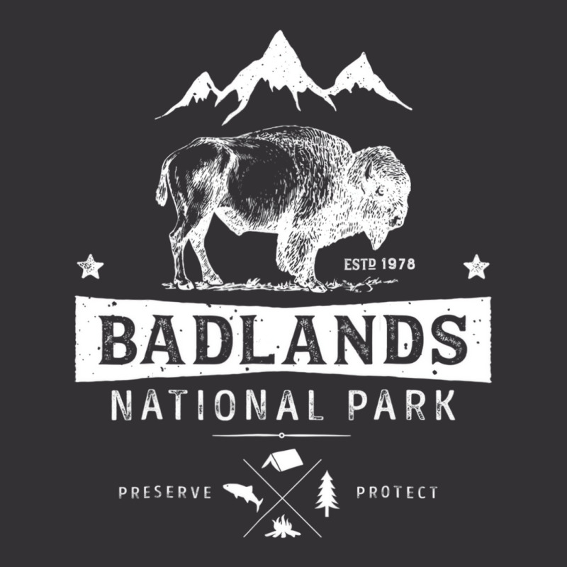 Badlands National Park T Shirt Buffalo Bison South Vintage Short by ravand | Artistshot