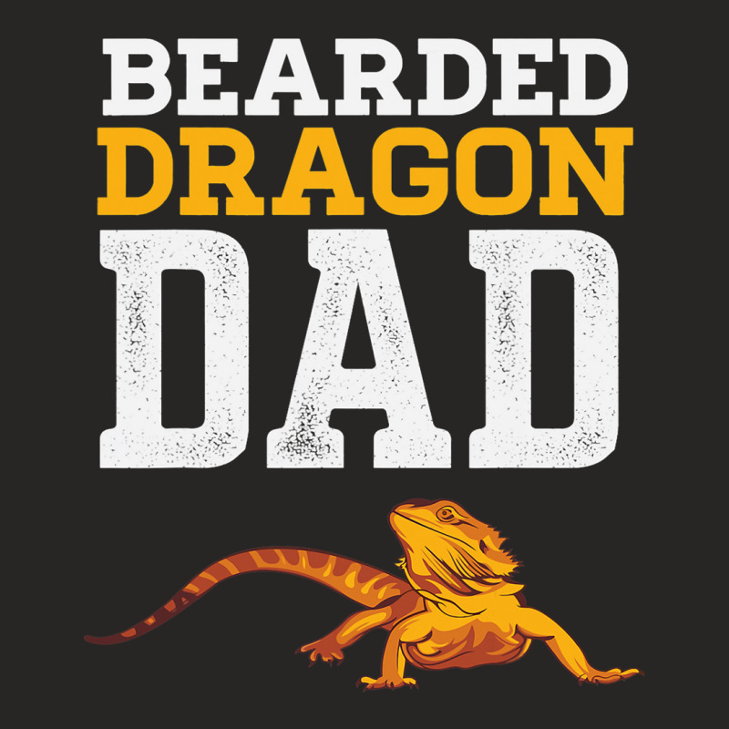 Bearded Dragon Dad Funny Pet Reptile Lizard Lover Ladies Fitted T-Shirt by AURRADILLARD | Artistshot