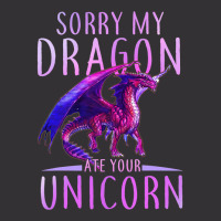 Funny Sorry My Dragon Ate Your Unicorn Vintage Short | Artistshot