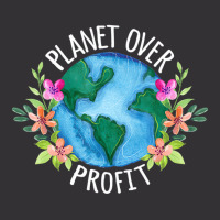 Planet Over Profit Save The Earth Campaign Awarene Vintage Hoodie | Artistshot