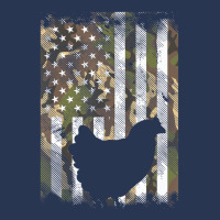 Camo Flag Chicken Vintage Farm Animal Patriotic Fa Ladies Denim Jacket | Artistshot