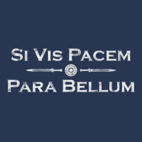 Si Vis Pacem Para Bellum   Latin Saying Premium T Ladies Denim Jacket | Artistshot