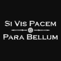 Si Vis Pacem Para Bellum   Latin Saying Premium T Crop Top | Artistshot