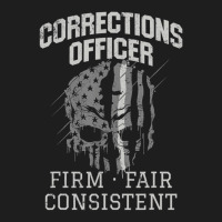 Corrections Officer Firm Fair Consistent Thin Silv Classic T-shirt | Artistshot