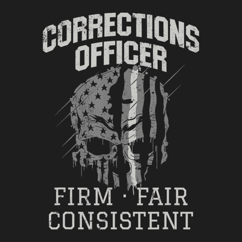 Corrections Officer Firm Fair Consistent Thin Silv Classic T-shirt by hausch | Artistshot