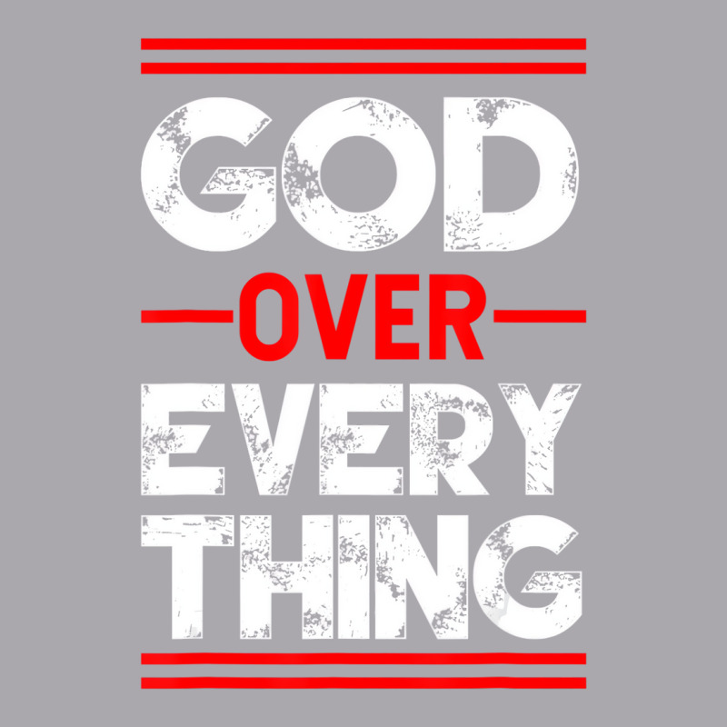 Christian Faith God Over Everything T Shirt Youth 3/4 Sleeve by imelde | Artistshot