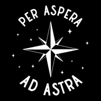 Per Aspera Ad Astra T Shirt Cropped Hoodie | Artistshot