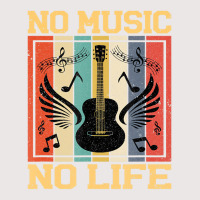 No Music No Life Musical Notes Musician T Shirt Pocket T-shirt | Artistshot