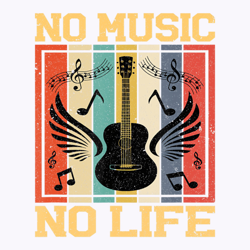 No Music No Life Musical Notes Musician T Shirt Tank Top by fieyzacik | Artistshot