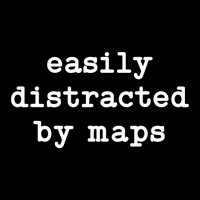 Easily Distracted By Maps Men Women Maps Lover T S Men's 3/4 Sleeve Pajama Set | Artistshot