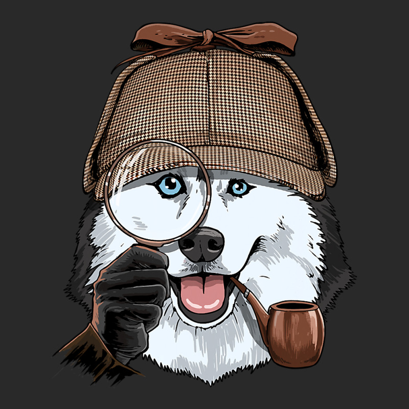 Detective Siberian Husky Spy Investigator Husky Do Printed hat by spreesgomez | Artistshot