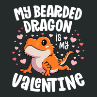 Funny Valentines Day Kawaii Bearded Dragon Lover S Women's Triblend Scoop T-shirt | Artistshot