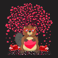 Beaver Animal Lover Funny Beaver Valentines Day He T-shirt | Artistshot