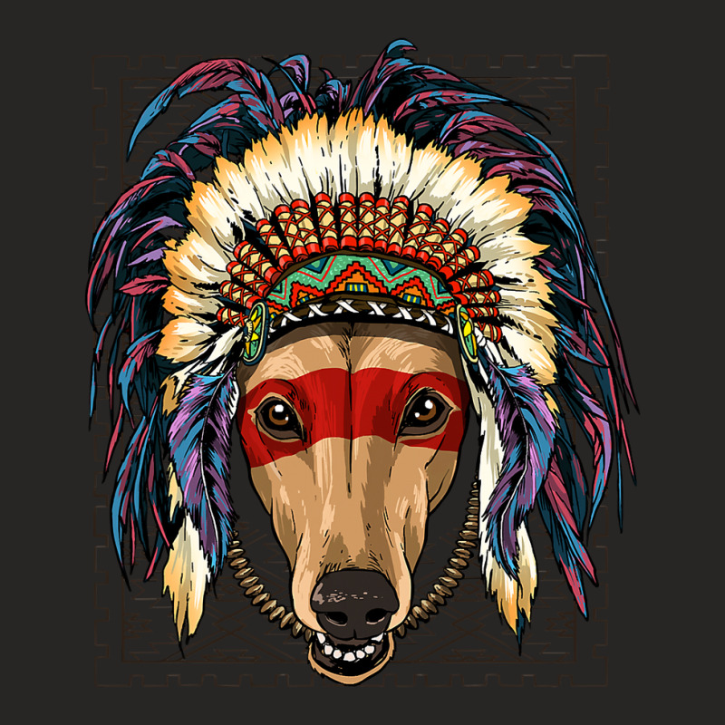 Native Indian Greyhound Native American Indian Dog Ladies Fitted T-Shirt by whoretacarpal | Artistshot