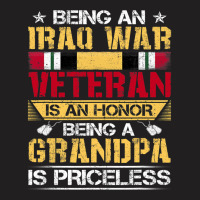 Being An Iraq War Veteran Is An Honor Grandpa Is P T-shirt | Artistshot