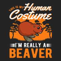 Beaver Human Costume Halloween Beaver 3/4 Sleeve Shirt | Artistshot