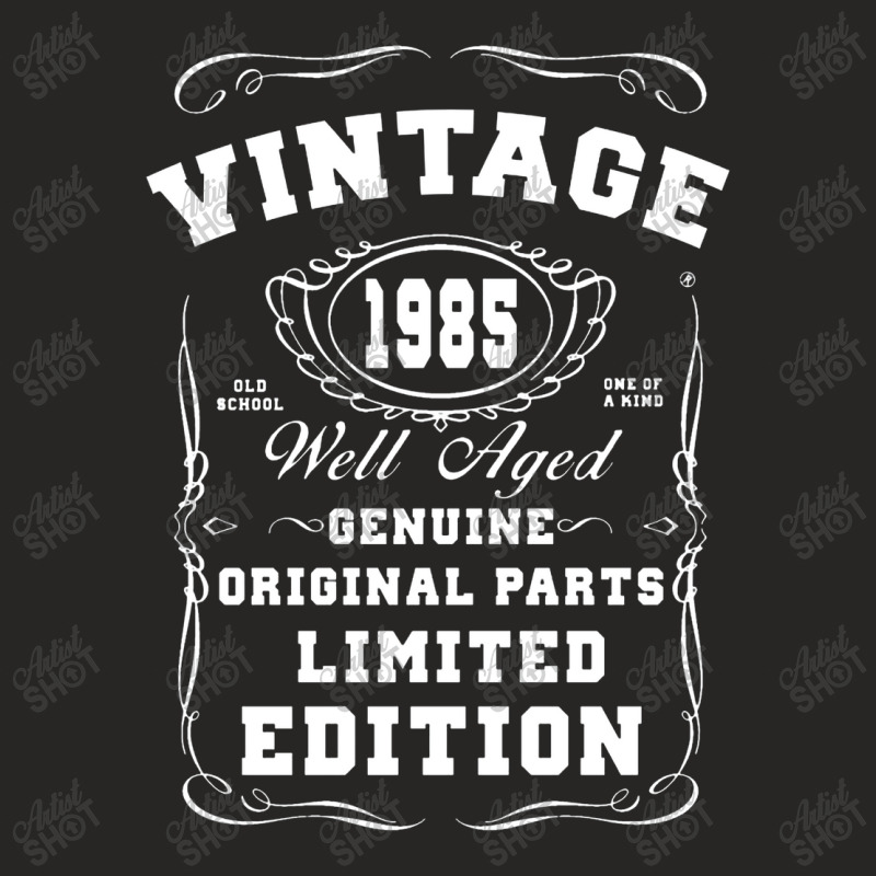 Well Aged Original Parts  1985 Ladies Fitted T-Shirt by wakmunib | Artistshot