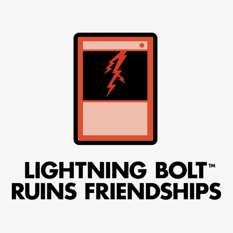 Lightning Bolt Ruins Friendships 7 Ladies Fitted T-Shirt by saylevongalx | Artistshot