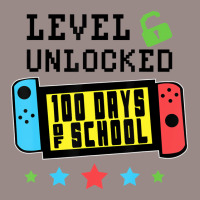 Level Unlocked 100 Days Of School Gamer Graphic Ar Vintage T-shirt | Artistshot