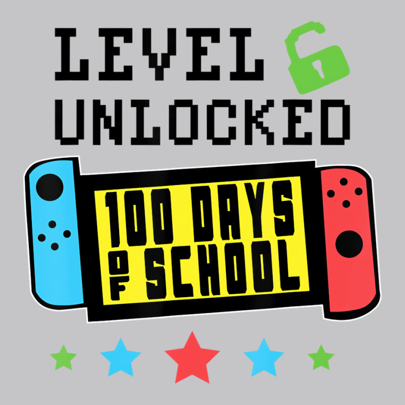 Level Unlocked 100 Days Of School Gamer Graphic Ar Baby Bodysuit by holden | Artistshot