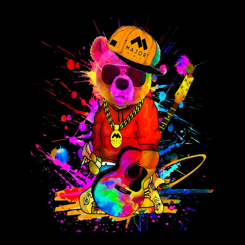 Hip Hop Bear Cropped Hoodie by kerrmanthez | Artistshot